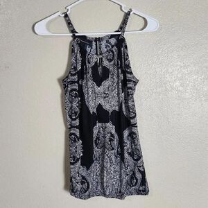 I-N-C International Concepts Top Size S Dress Top Black and White